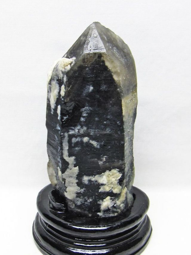 モリオン 純天然 黒水晶 原石 [t735-4051]