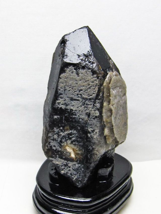 2.1Kg モリオン 純天然 黒水晶 原石 [t735-4055]