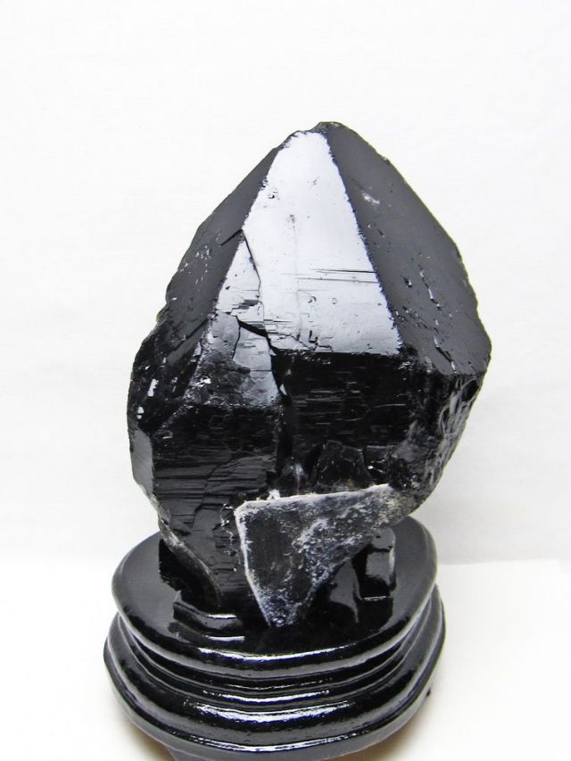 1.8Kg モリオン 純天然 黒水晶 原石 [t735-4058]