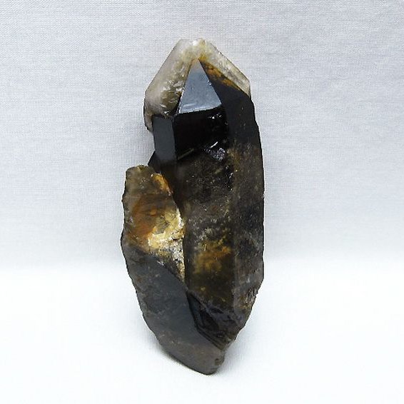 モリオン 純天然 黒水晶 原石 [t735-4313]