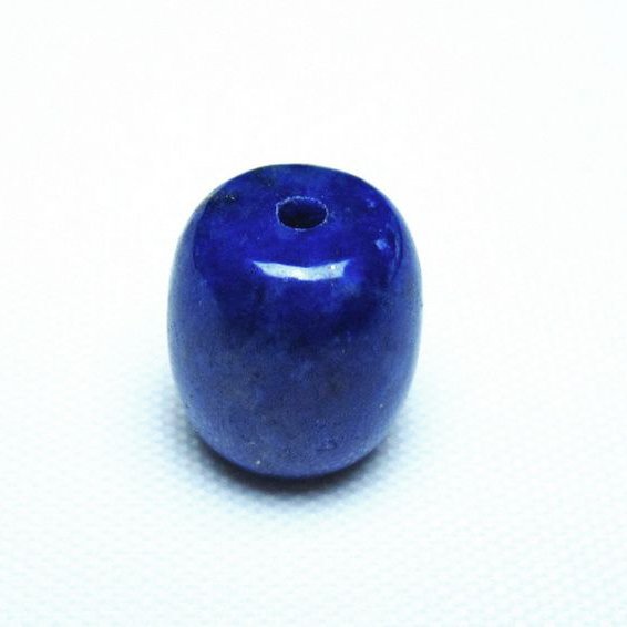 ラピスラズリ バレル型 ビーズ [t74-3662]