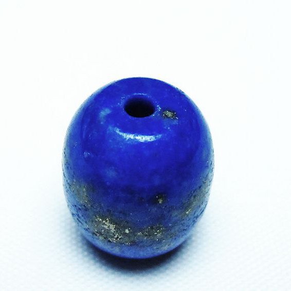 ラピスラズリ バレル型 ビーズ [t74-3719]