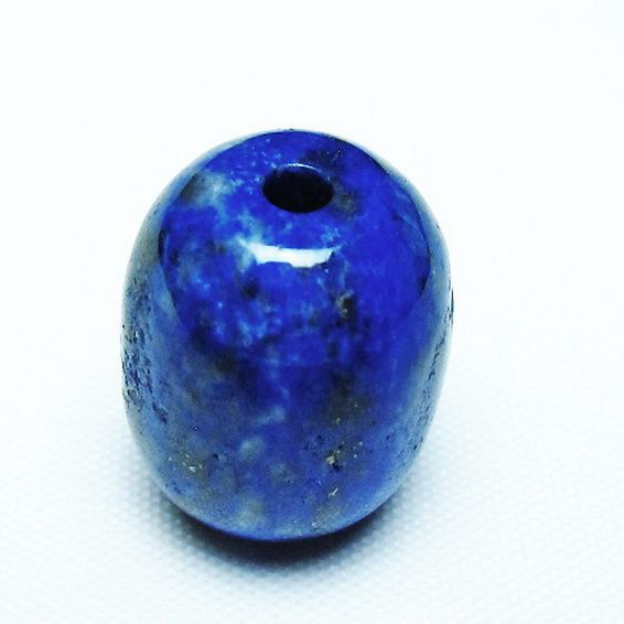 ラピスラズリ バレル型 ビーズ [t74-3797]