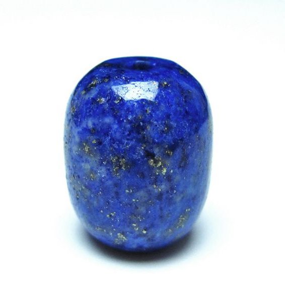 ラピスラズリ バレル型 ビーズ [t74-3807]