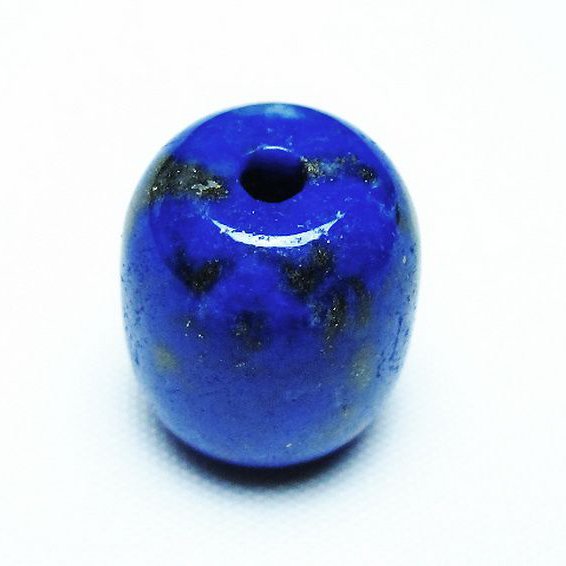 ラピスラズリ バレル型 ビーズ [t74-3836]