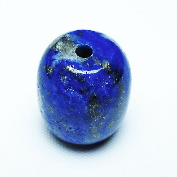 ラピスラズリ バレル型 ビーズ [t74-3841]