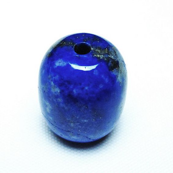 ラピスラズリ バレル型 ビーズ [t74-3843]