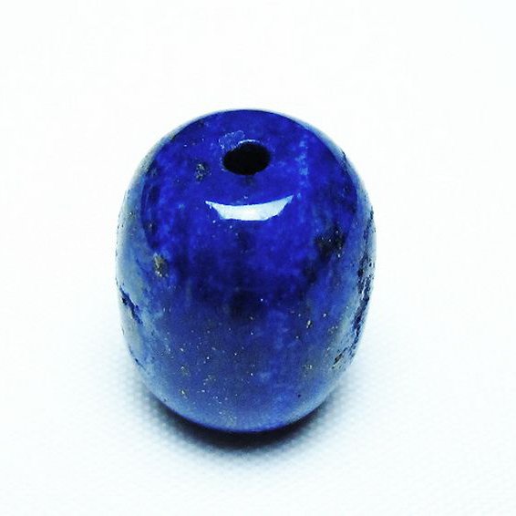 ラピスラズリ バレル型 ビーズ [t74-3851]