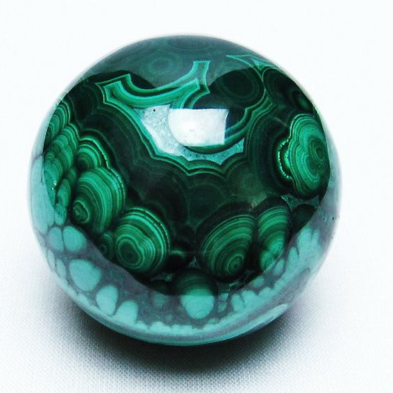 マラカイト 丸玉 48mm [t740-691]