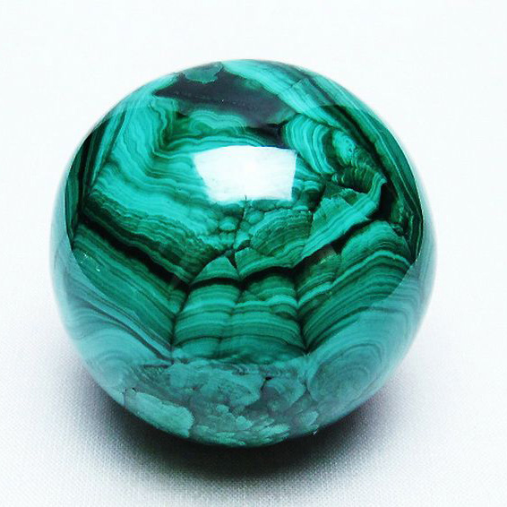 マラカイト  丸玉 53mm [T740-717]