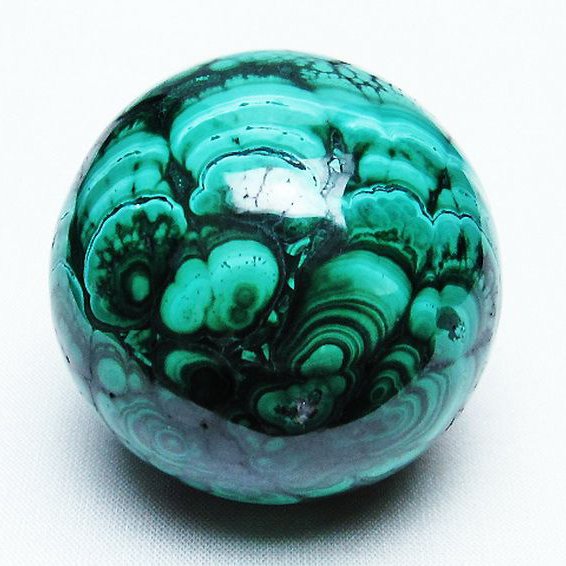 マラカイト 丸玉 52mm [t740-721]