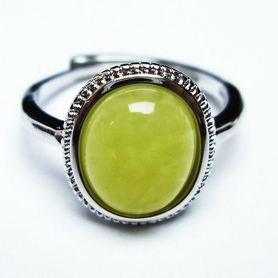 アンバー 琥珀 指輪 (16号)[T746-3282]