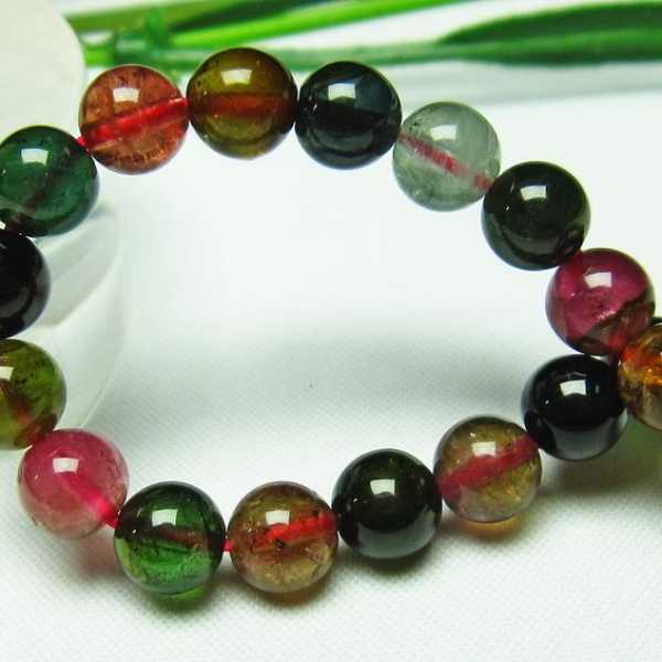 ミックスカラートルマリン ブレスレット 7mm [T75-5403]