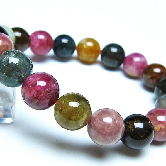 ミックスカラートルマリン ブレスレット 11mm [t75-7316]