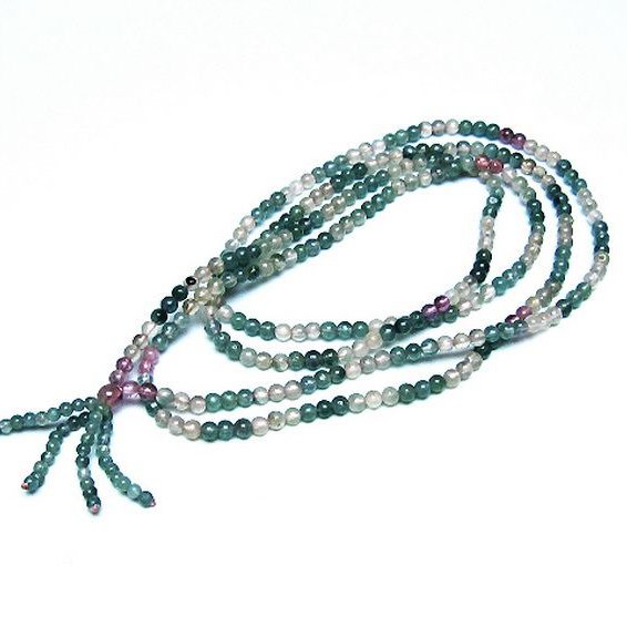 ミックスカラートルマリン ブレスレット 4mm [t75-7410]