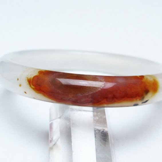 赤アゲート バングル 53mm [t752-1448]