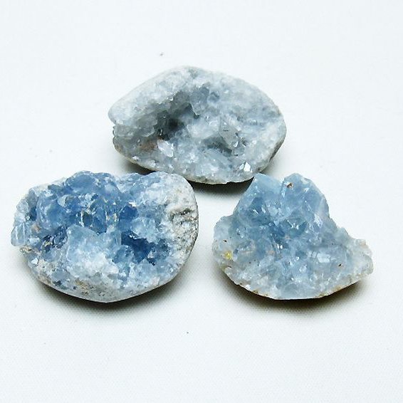 セレスタイト 天青石 原石 [t756-6074]