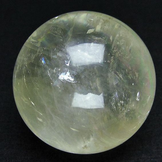 虹入り カルサイト 丸玉 54mm [t758-1529]