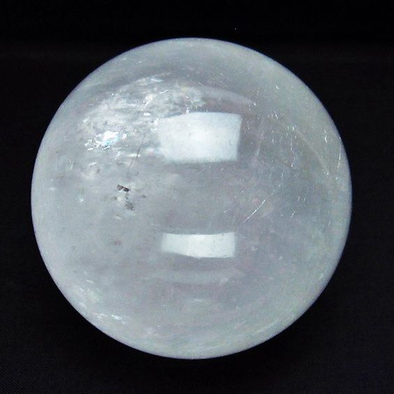 虹入り カルサイト 丸玉  78mm [T758-1974]
