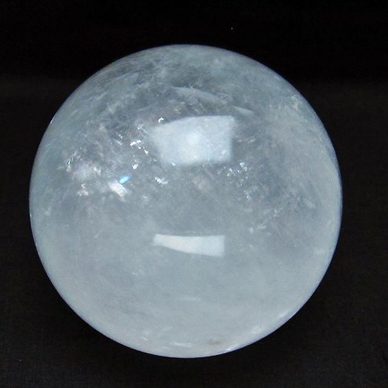 虹入り カルサイト 丸玉 84mm [t758-2117]