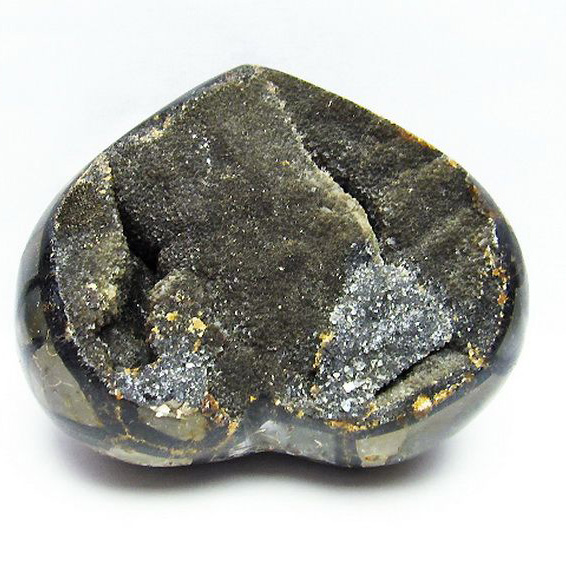 3Kg マダガスカル産 タートルジャスパー ハート型 原石[T761-3128]