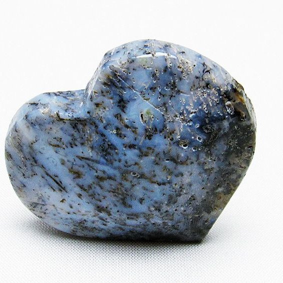 ルチルインアゲート ハート 置物[T763-3473]