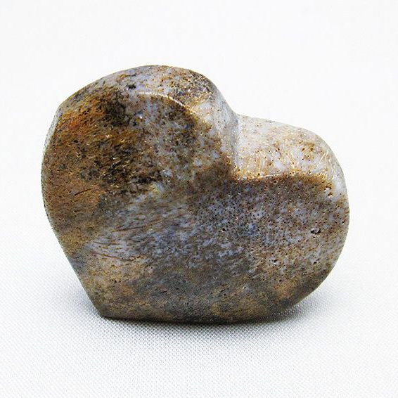 ルチルインアゲート ハート 置物[T763-3487]