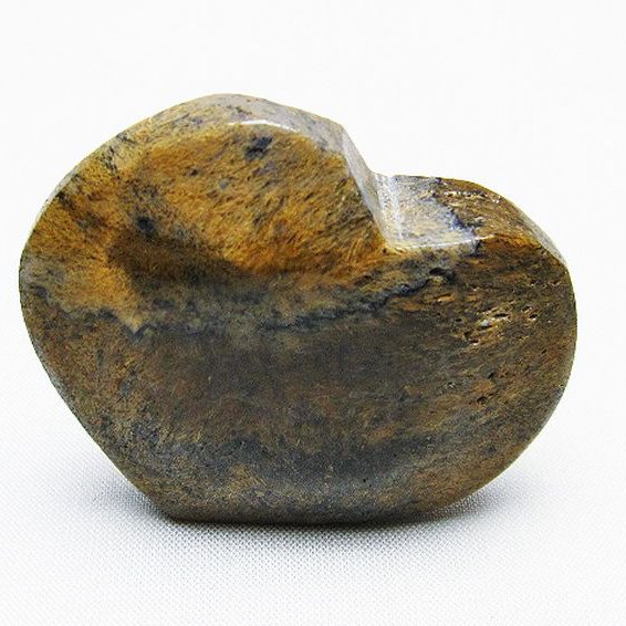 ルチルインアゲート ハート 置物 [t763-3612]