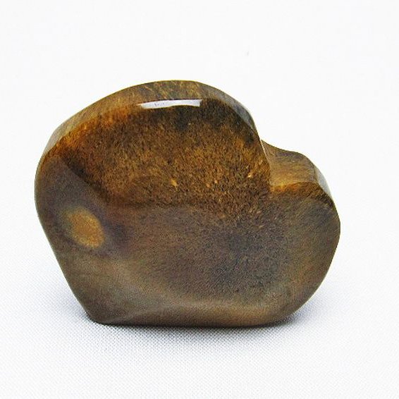 ルチルインアゲート ハート 置物 [t763-3656]