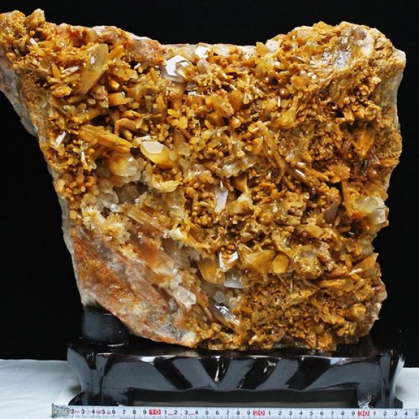 23.2Kg ゴールドファーデン水晶クラスター[T768-231]