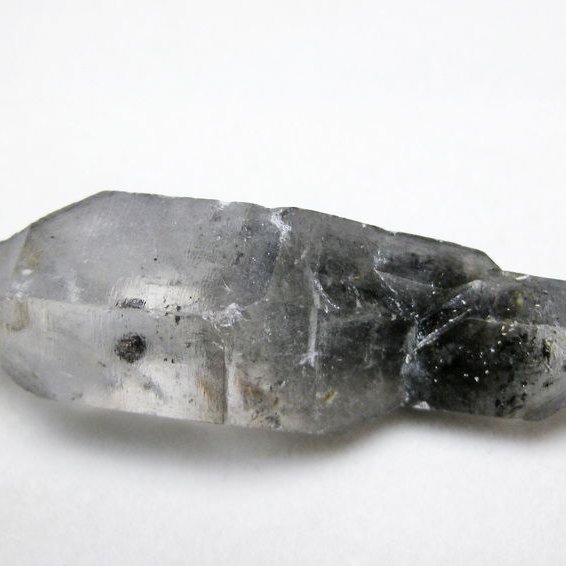 スティブナイト（輝安鉱）入り | ハーキマーダイヤモンド水晶 原石[T768-2583]