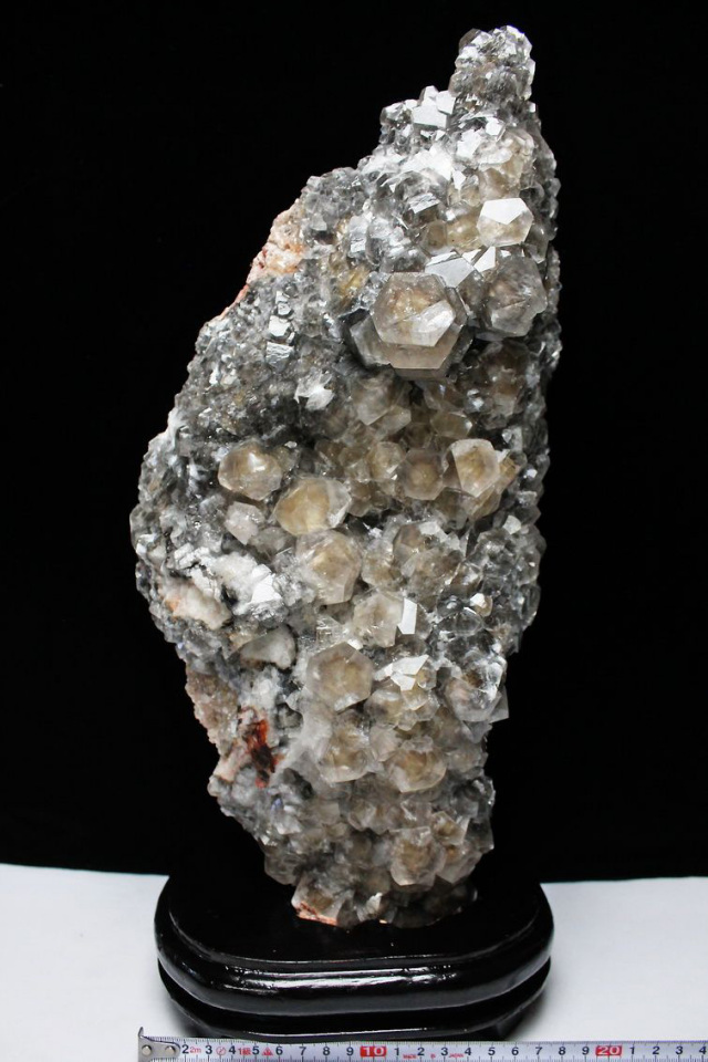 6.9Kg フローライト クラスター　台座付き[T768-442]