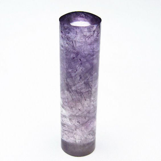 アメジスト 印材　※別途料金で篆刻可能[T78-609]