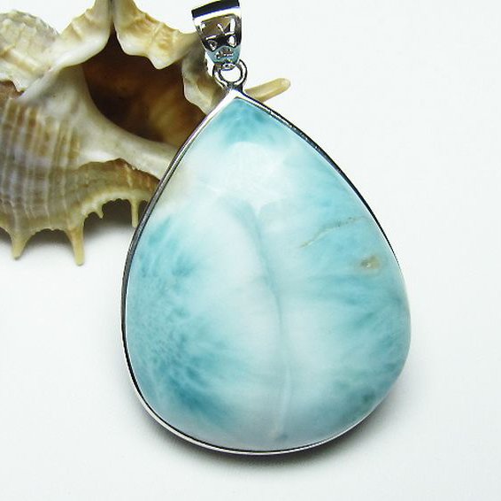 ラリマー ペンダント [T8-7649]