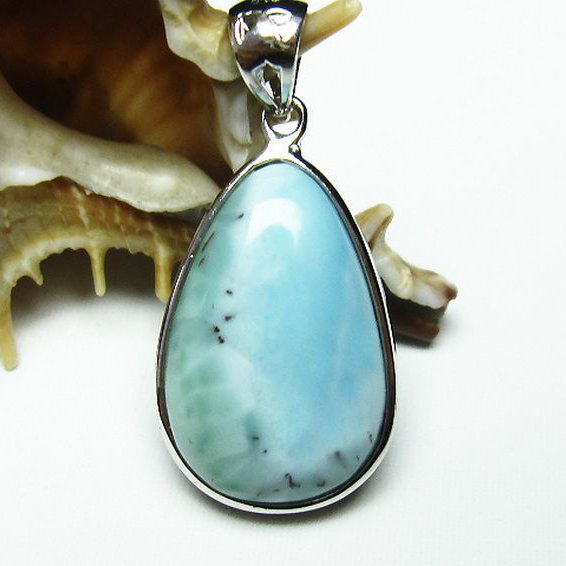 ラリマー ペンダント [T8-7670]