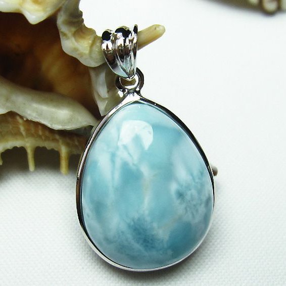 ラリマー ペンダント [t8-7759]