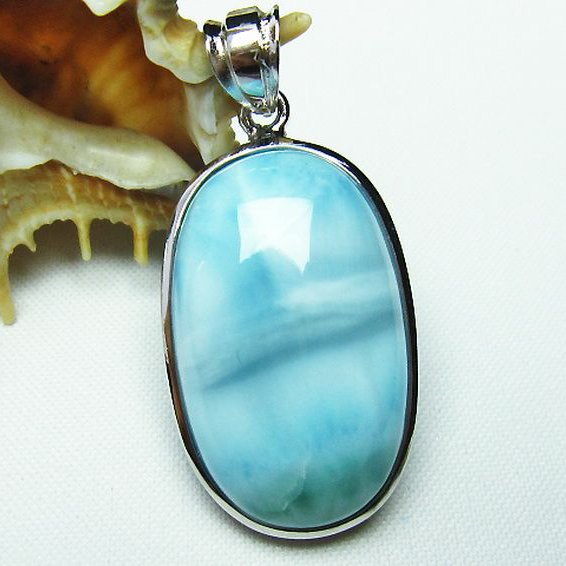 ラリマー ペンダント [T8-7767]