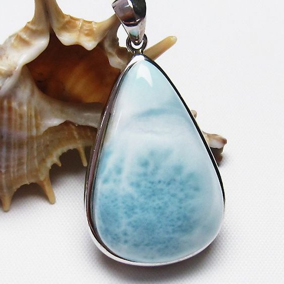 ラリマー ペンダント [t8-7821]