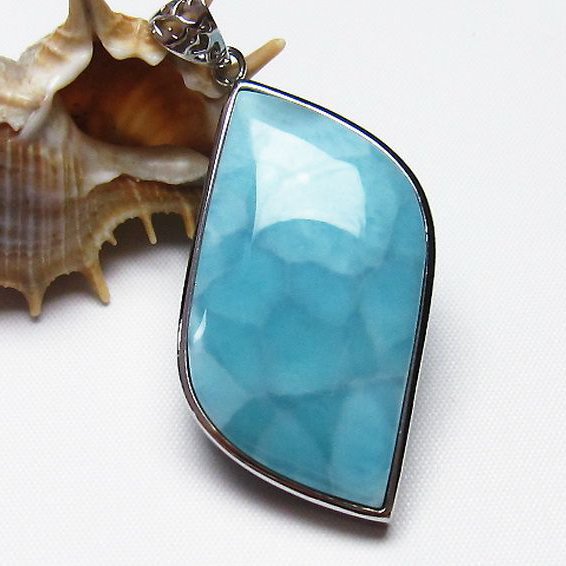 ラリマー ペンダント [t8-7825]