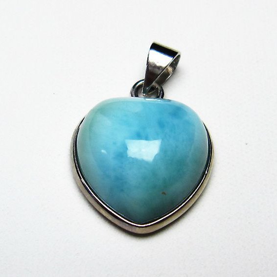 ラリマーハート ペンダント [T8-8147]