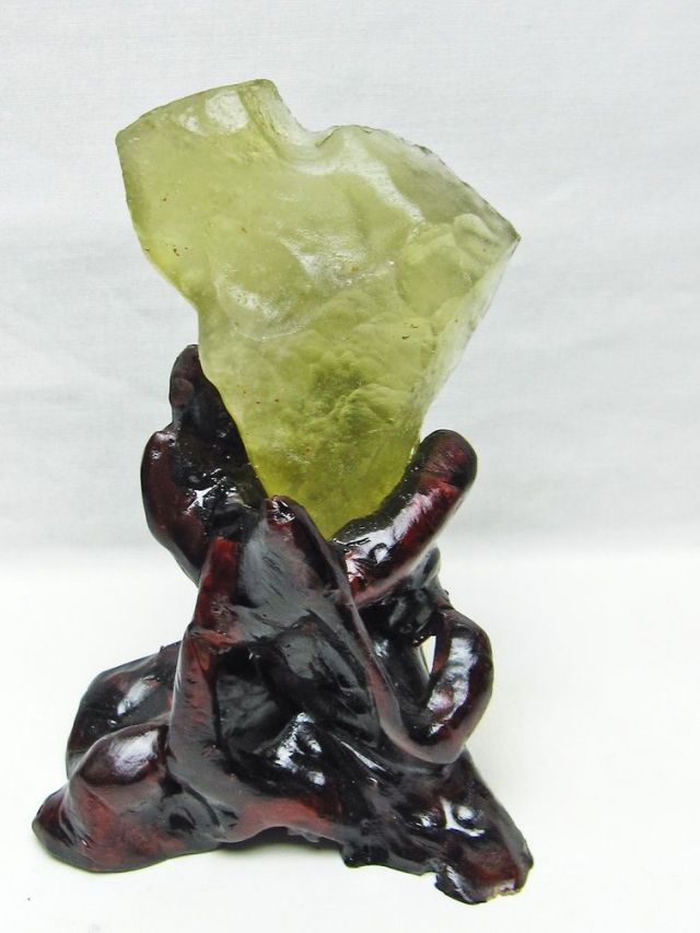 リビアングラス 原石 [t800-2096]