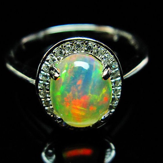 プレシャスオパール 指輪 (16号)[T800-518]