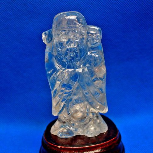 ヒマラヤ水晶福神 置物[t800-531]