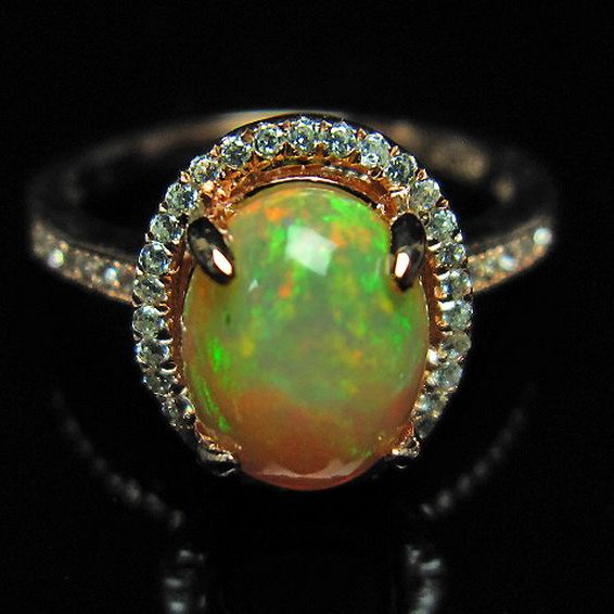 プレシャスオパール 指輪 (14号)[T800-572]