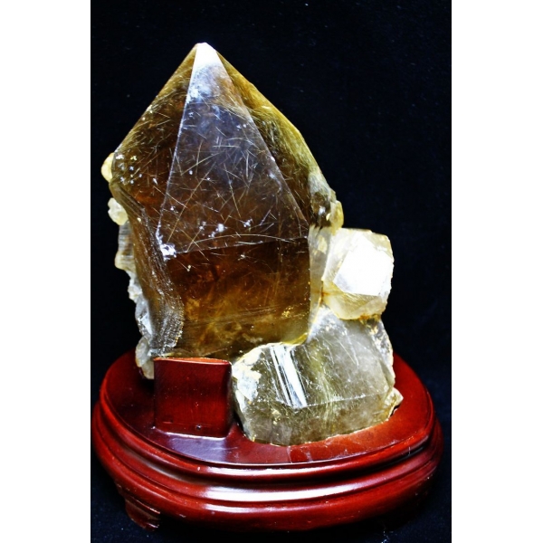 1.8Kg ゴールドタイチンルチルクラスター[T801-350]