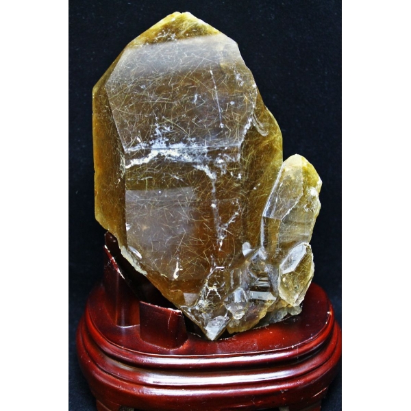 1.7Kg ゴールドタイチンルチルクラスター[T801-353]