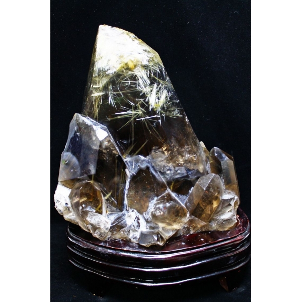 6.2Kg ゴールドタイチンルチルクラスター[T801-357]