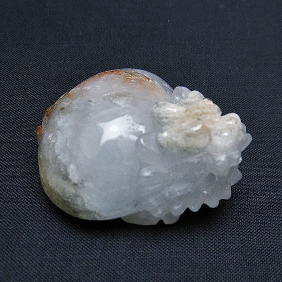 スーパーファントム水晶 龍亀 置物 [t801-524]