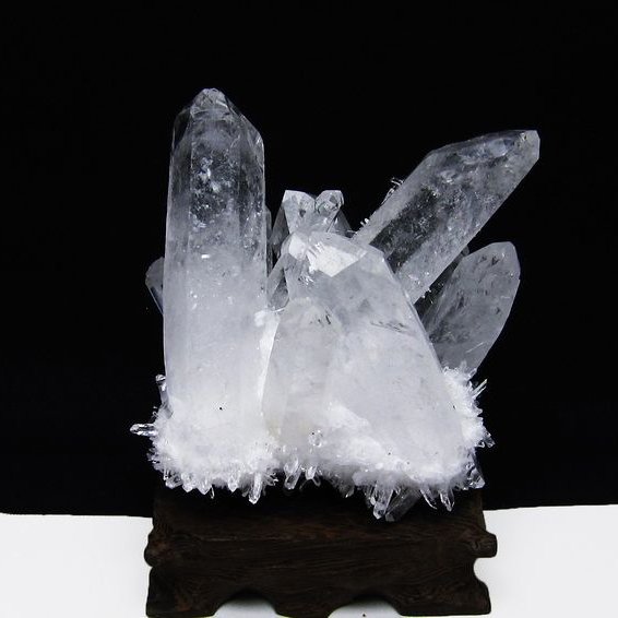 クリスタル 水晶クラスター  [t802-3482]