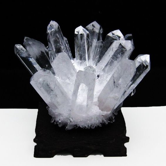 クリスタル 水晶クラスター [t802-4177]